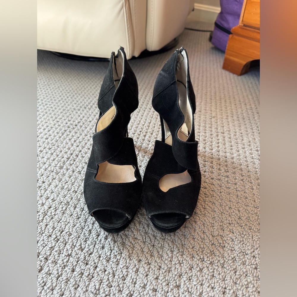 Michael Kors Black Criss Cross Heels